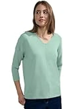 CECIL TOS_Oversized damestrui met V-hals, , XS