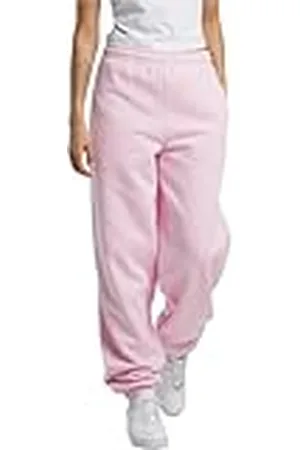 Build Your Brand Fluffy Joggingbroek voor dames, losse pasvorm, maten XS - 5XL, , 5XL