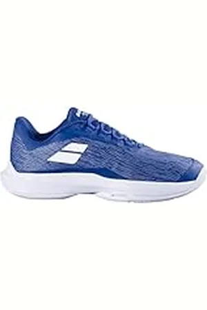 Babolat Jet Tere All Court tennisschoenen voor heren, 2 mannen, ondersteuning, demping, actieve flexie-technologie, ademende Ortholite-zool, Frans merk - Mombeo Blue, EU 47, , 47 EU
