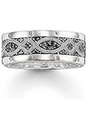 Thomas Sabo Herren-Dezenter Freundschaftsring 925 Sterlingsilber mit 
