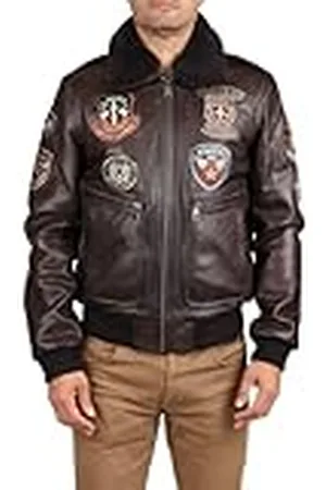 Redskins H23-BLOUSON-vliegtuig-parkeer-BROWN-L, , L