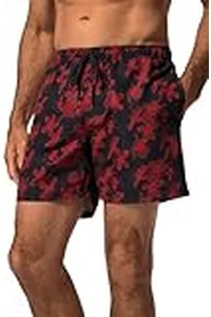 JP 1880 Heren zwemshorts, elastische tailleband, AOP Floral zwembroek, , 7XL
