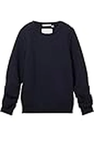 TOM TAILOR Sweatshirt voor meisjes met vouwarm, , 116/122 cm