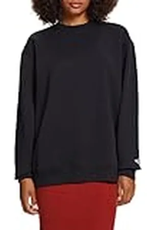 ESPRIT Sweatshirt voor dames, 001/Black, S