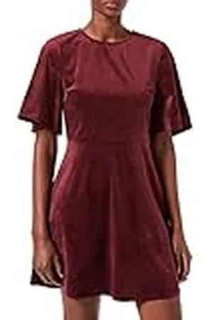 NA-KD Fluwelen mini-jurk voor dames, , 36