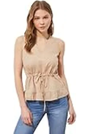 Trendyol Dames Regular Basic V-hals Geweven Blouse, , 62