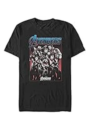 Marvel Avengers: Endgame - Engame Group Shot Unisex Crew neck T-Shirt Black XL