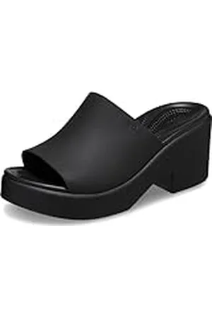 Crocs Brooklyn sandalen met hakken voor dames, Zwart, 38/39 EU
