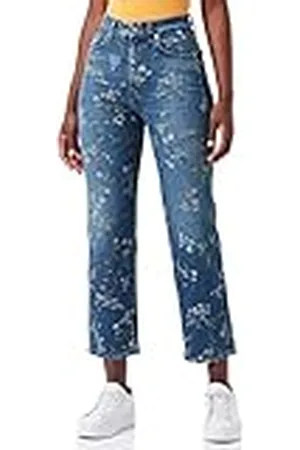 7 for all Mankind Dames Logan Stovepipe Meadow Jeans, , 25W x 25L