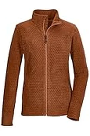 Killtec Dames Fleecejack met opstaande kraag KOW 106 WMN FLC JCKT, zimt, 42, 41796-000