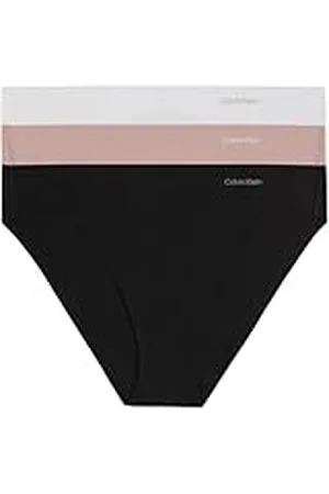 Calvin Klein Dames 3-pack bikini (Mid-Rise), , 3XL, , 3XL