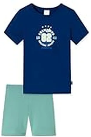 Schiesser Jongenspyjama korte casual World pyjamaset, , 104