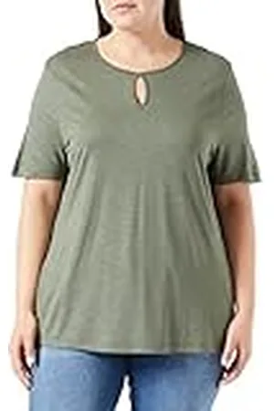 Gerry Weber Edition Dames 870072-44043 T-shirt, olijf, 34, , 34