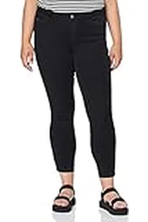 ONLY Dames Carkarla Reg Sk Ankle Zip JNS Black Noos Skinny Jeans, , 48