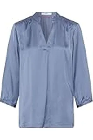 Brax Dames Style Vian Shiny Viscoes Tunica Blouse, , 40