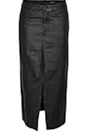 Noisy May Nmkath Nw Slit Long Rok Coated Bl Noos, , XS