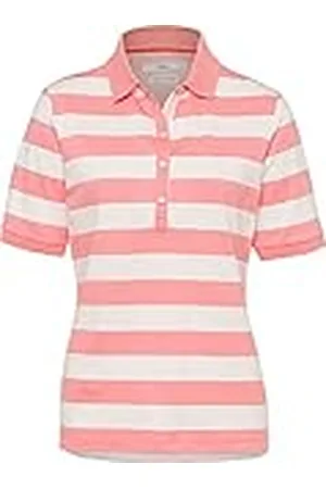 Brax Dames Pique poloshirt Style Cleo korte mouw Stretch, , 46 NL