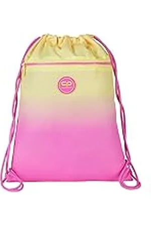 Coolpack Green Gradient Peach, sporttas met trekkoord, uniseks, kinderen, eenheidsmaat, Meerkleurig, Eén maat