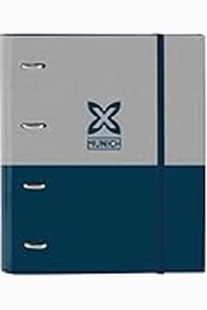 Safta Munich Street Ordner met 4 ringen, 35 cm, met 100 A4-vellen, ideaal voor kinderen van verschillende leeftijden, comfortabel en veelzijdig, kwaliteit en duurzaamheid, 27 x 3,5 x 32 cm, , M