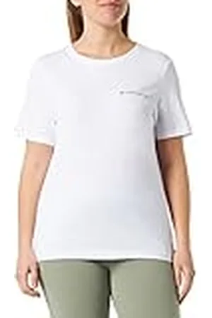 4F Dames T-shirt TSD025 T-shirt, wit, XL voor dames, , XL