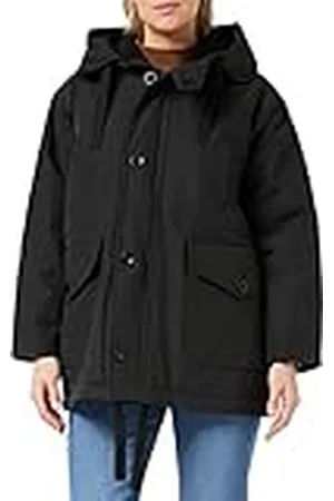 G-Star Raw parka dames Mid Parka,Zwart (dark black A281-6484),XL