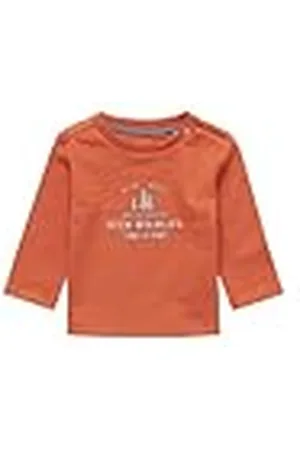 Noppies Baby Baby-jongens jongens T-shirt Jan Phyl met lange mouwen T-shirt, Bombay Brown-P485, 62