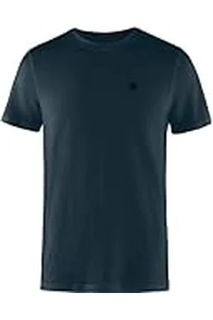Fjällräven FJÄLLRÄVEN 12600215-555 Hemp Blend T-shirt M T-shirt Heren Dark Navy Maat S, , S