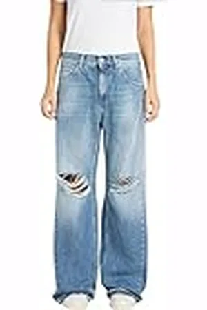 Replay Dames baggy fit jeans Narja Original Collectie, , 31W x 28L
