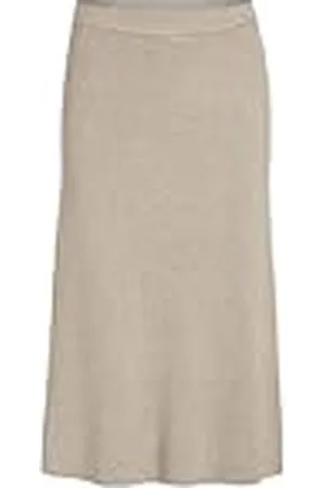 VILA Vrouwelijke midirok gebreid, , L