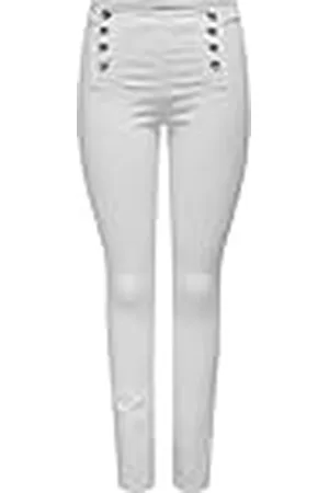 ONLY Onldaisy Hw Button DNM Skinny-jeans voor dames, , 29W / 32L