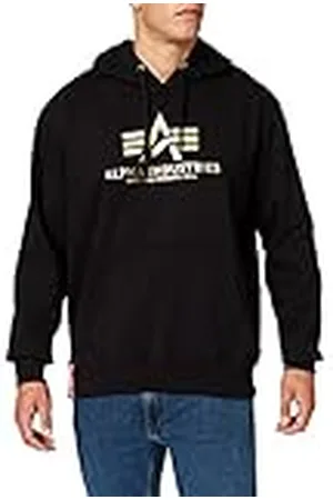 Alpha Industries Basic Hoody Foil Print Hooded Sweat voor heren