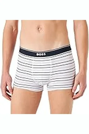 HUGO BOSS Boxershorts voor heren, onderbroek, shorts, trunk strepen, katoen, stretch, , M