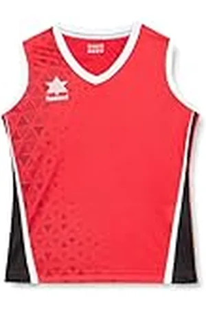 Luanvi Sportiva da Donna | Modelo Cardiff di Color Rosso e Nero | Maglietta Senza manchet Taglia XS dames tanktop, meerkleurig, standaard