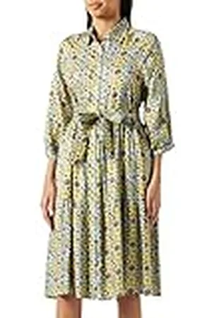 Seidensticker Dames regular fit blousejurk driekwart mouw jurk, , 36, , 36