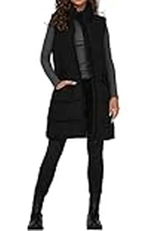 ONLY Dames ONLMATILDE Long Waistcoat OTW NOOS vest, zwart, XS, , XS