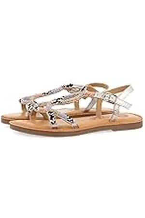 Gioseppo Sandalen van leer met etnische details in voor meisjes, , 39 EU