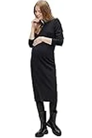 Mama;licious Dames Mleva Ls JRS Midi Hn Dress A. Noos gebreide jurk, , M