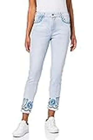 Desigual Dames Denim_ankle Paisl Casual Pants, , 24
