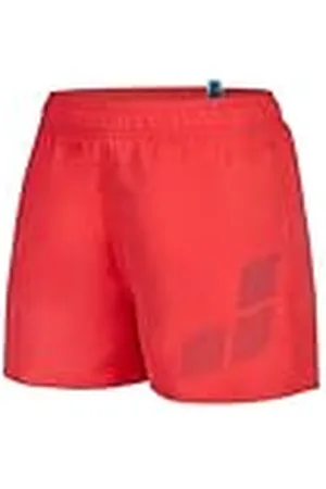 Arena Strandshorts met R-logo voor jongens, Calypso koraalblauw Cosmo, 14-15 Jaar