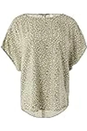 QS by s.Oliver Oversized blouse van viscose – soepele pasvorm met cut-out-detail voor casual looks, , 42