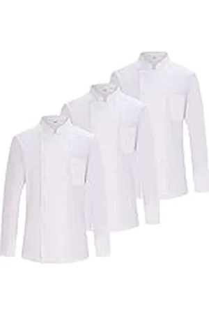 MISEMIYA Set van 3 eenheden -heren koksjas - heren koksjas - Hospitality Uniform - Ref.842, , XXL