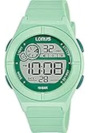 Lorus Digitaal kwartshorloge voor jongens met siliconen armband R2369NX9