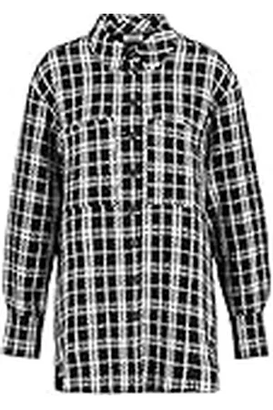 Gerry Weber Geruite blousejas voor dames, lange mouwen, manchet geruit, , 42