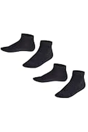 Falke Uniseks-kind Korte sokken Happy Double Pack K Sn katoen kort eenkleurig 2 paar, , 31-34
