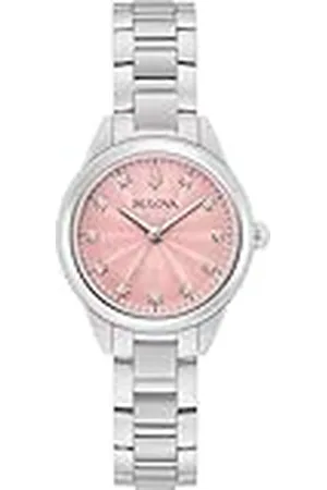 BULOVA Analoog kwartshorloge voor dames, met roestvrijstalen armband 96P249, , armband
