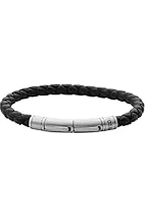 Fossil Vintage Casual Leren Kralenarmband
