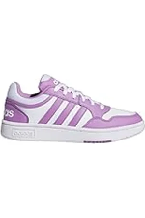 adidas Dames HOOPS 3.0 SHOES, Cloud white/Preloved purple, 36 EU