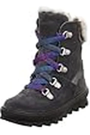 Superfit Mädchen FLAVIA warm gefütterte Gore-Tex Stiefel, GRAU/LILA 2010