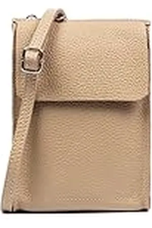 Firenze Artegiani . Albaretto schoudertas voor dames, van echt leer, Dollaro-afwerking, 13 x 4 x 19 cm, kleur: , , Hedendaags