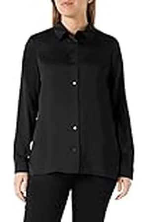 Taifun Dames 360339-11004 blouse, zwart patroon, 38